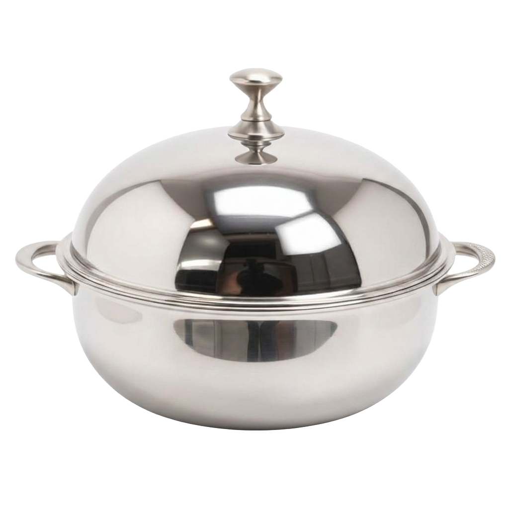 Stainless Steel Serving Dish With Lid